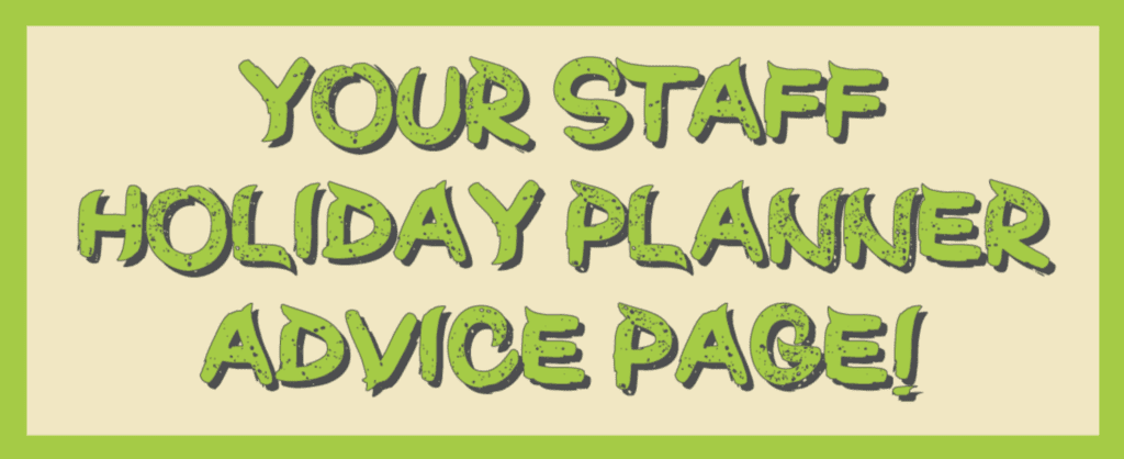 Staff Holiday Planner INFOGRAPHIC HRLocker