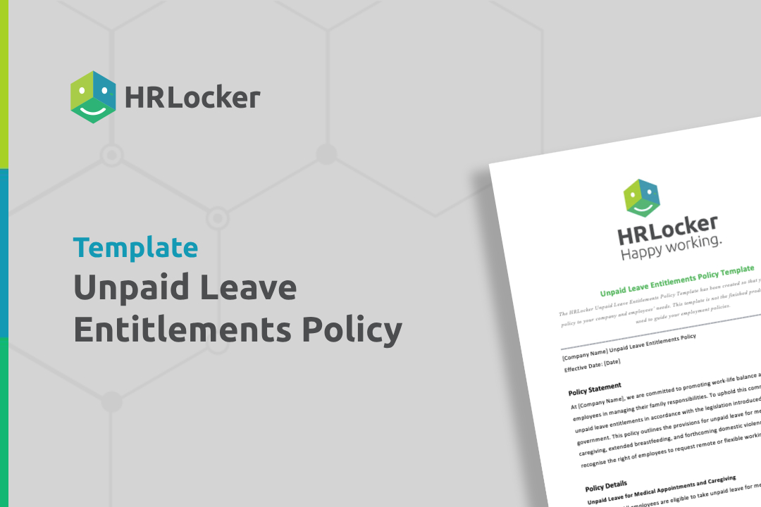 FREE Unpaid Leave Entitlements Policy Template HRLocker
