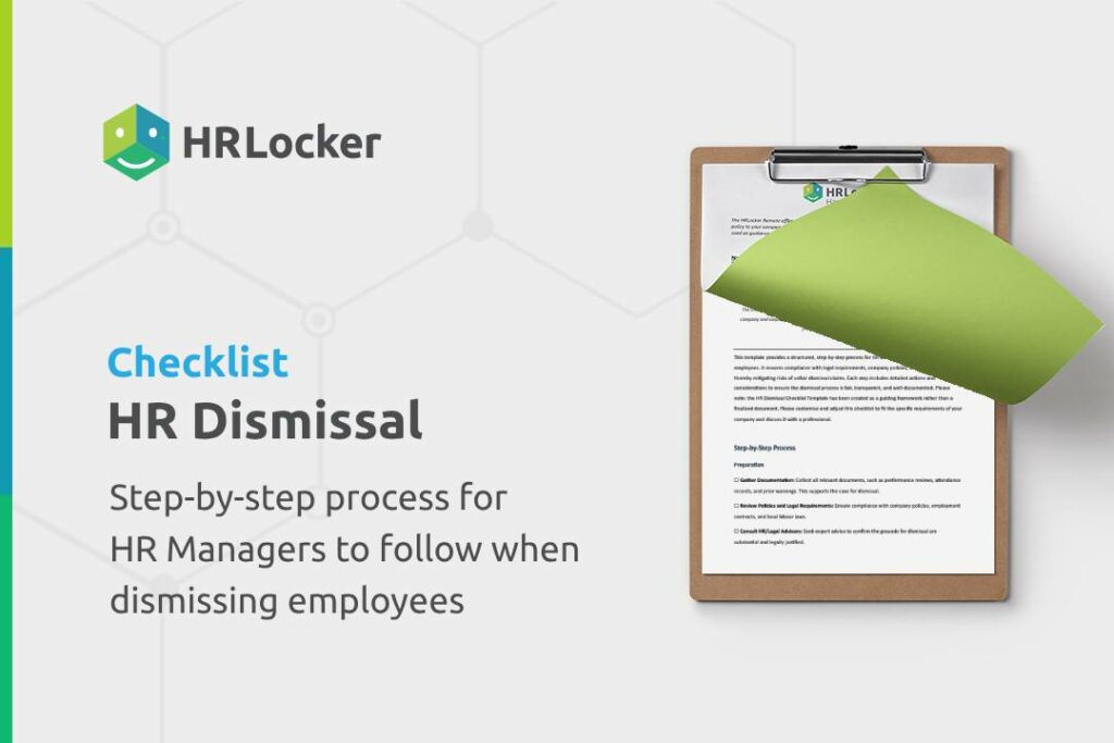 HR Dismissal Checklist